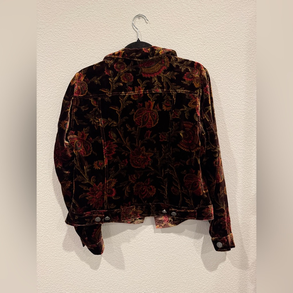 Sundance suede and silk paisley jacket - Picture 8 of 11